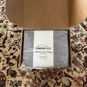 NIB Tempurpedic Cotton Classic Sheet Set